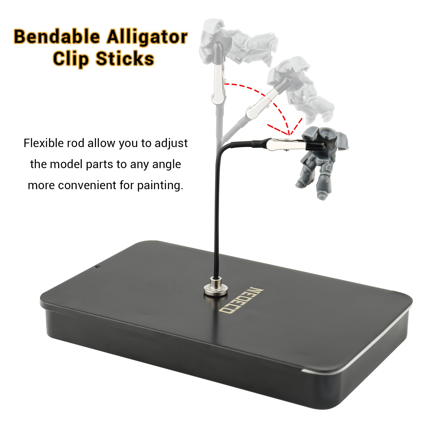 Amazon.com: Model Painting Stand Base, 12PCS Bendable Alligator